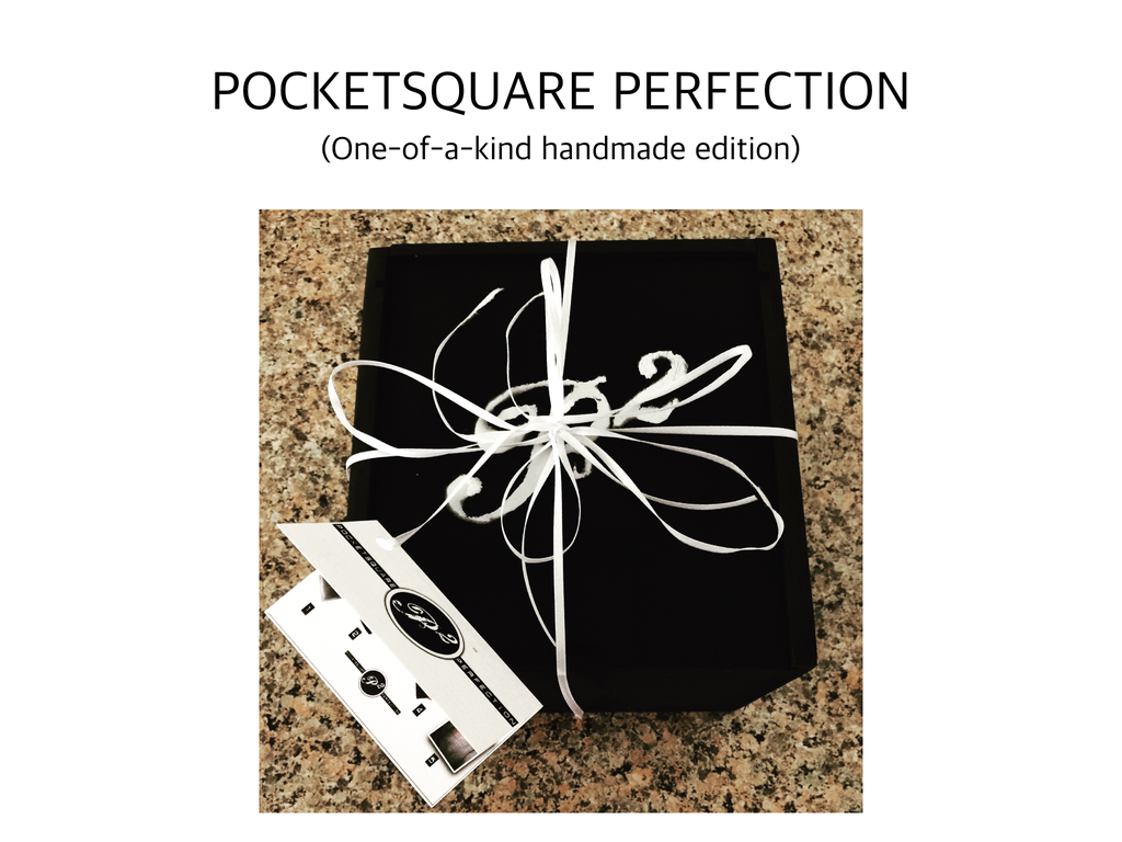 Pocketsquare Perfection (w Handmade Square)